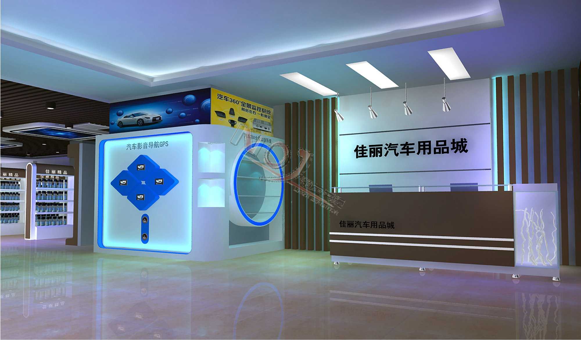 白银佳丽汽车_广州展厅设计_广州展厅制作