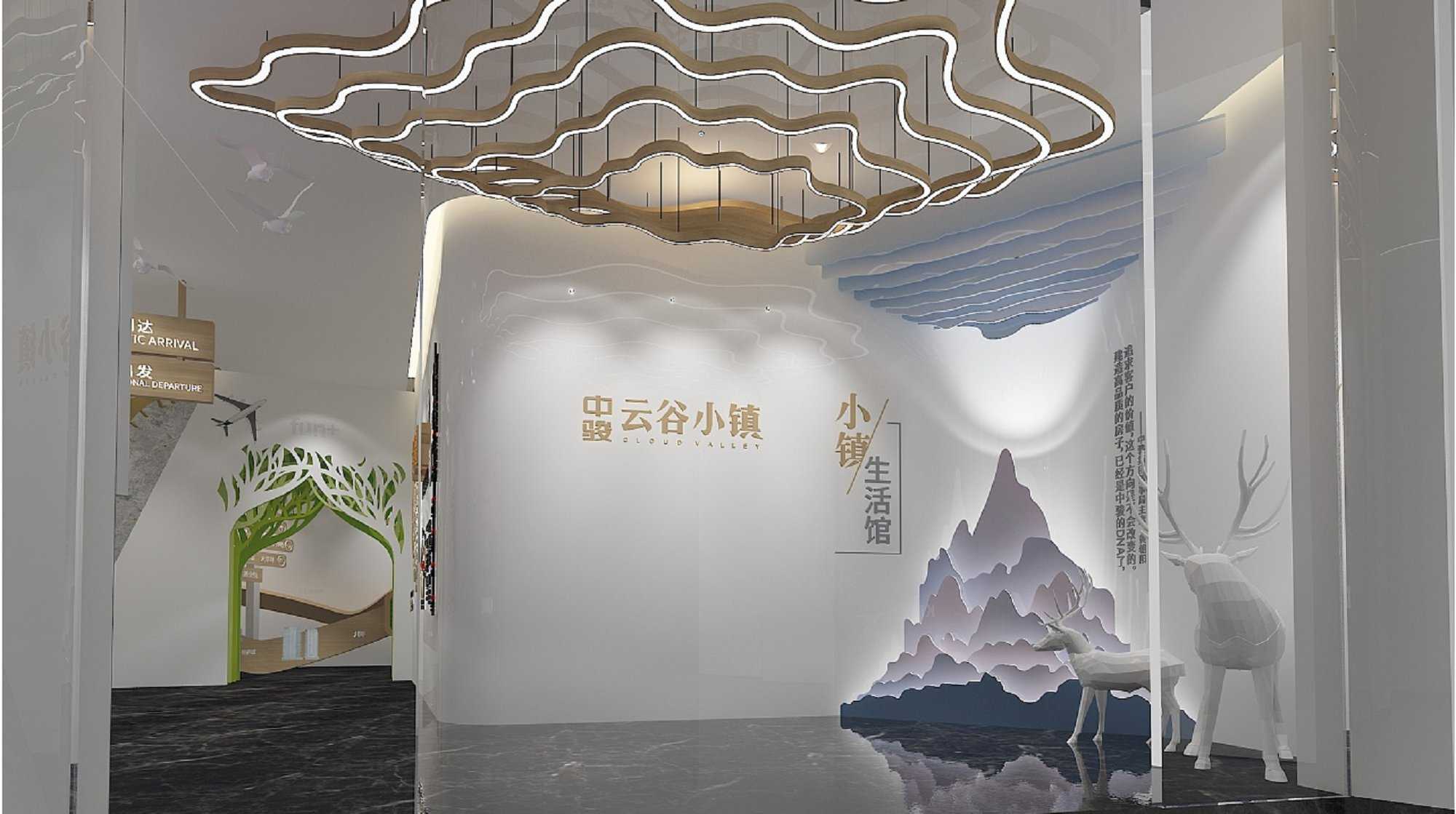 白银云谷小镇-深圳直播间装修_深圳直播间搭建公司_广交会线上展厅设计_领艺展览
