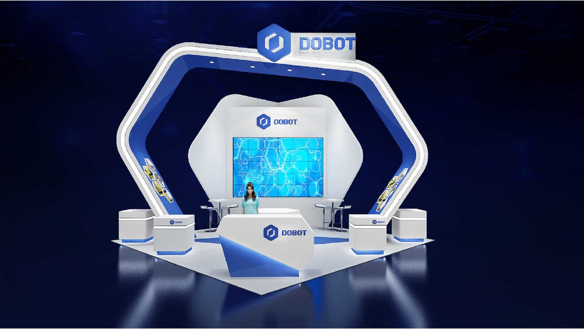 白银DOBOT_深圳直播间装修_深圳直播间设计_深圳直播间搭建公司_领艺展览